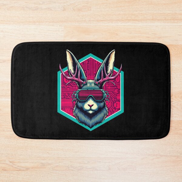 Item preview, Cyberpunk Jackalope designed and sold by Ghost on Toast.