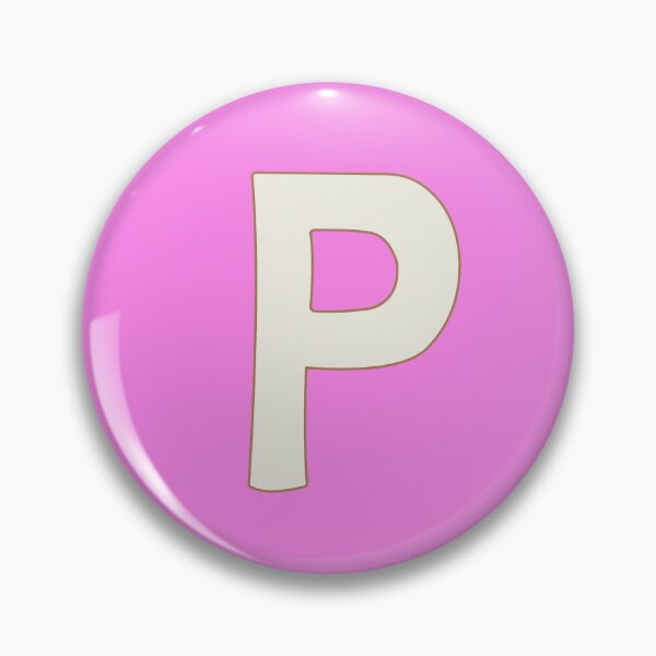 Item preview, letter p white designed and sold by ZiphGames.