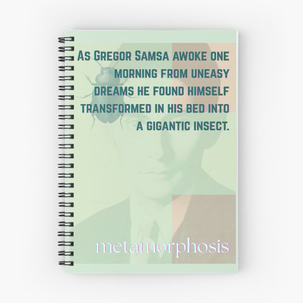 Item preview, Franz Kafka "The Metamorphosis" quote designed and sold by roselle.ink.