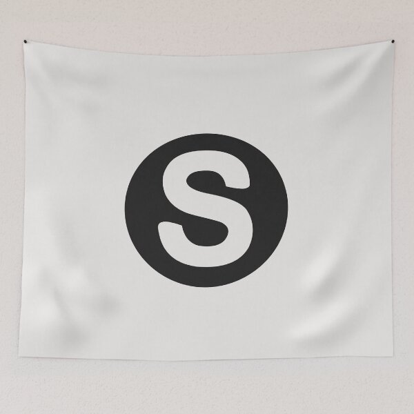 Item preview, letra s blanca designed and sold by ZiphGames.