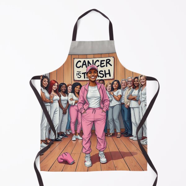 Item preview, CANCER IS TRASH 1.0 designed and sold by alegnacreates.
