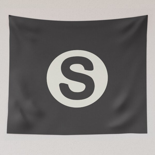 Item preview, letter s black designed and sold by ZiphGames.
