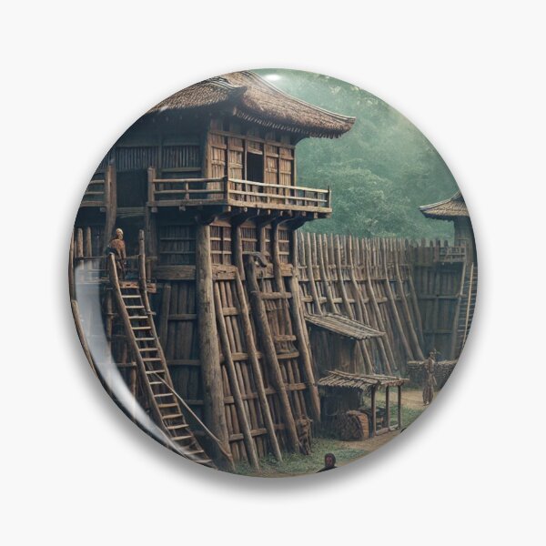 Item preview, Japanese samurai fortification designed and sold by MerlinWear.