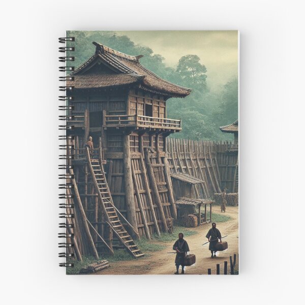 Item preview, Japanese samurai fortification designed and sold by MerlinWear.
