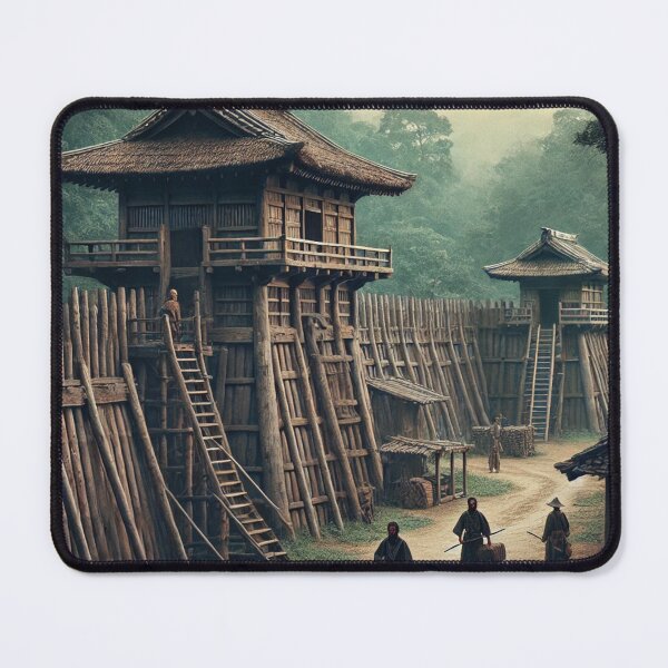 Item preview, Japanese samurai fortification designed and sold by MerlinWear.