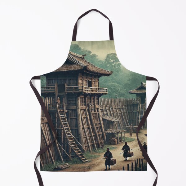Item preview, Japanese samurai fortification designed and sold by MerlinWear.