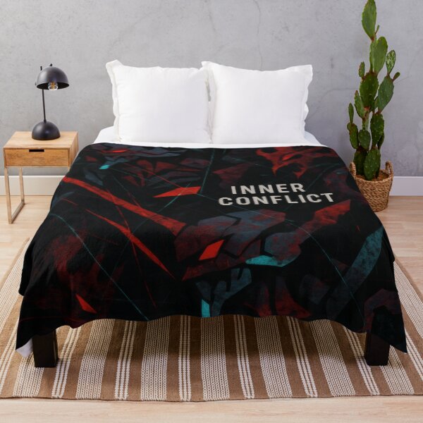 Item preview, Fractured Mind – Abstract Psychological Conflict Art designed and sold by RelaxingDreams.