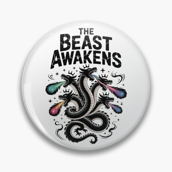 Item preview, Seven-Headed Fire Dragon – The Beast Awakens Mythic Art designed and sold by Zanigold.
