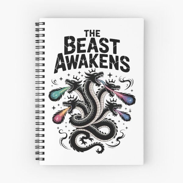 Item preview, Seven-Headed Fire Dragon – The Beast Awakens Mythic Art designed and sold by Zanigold.