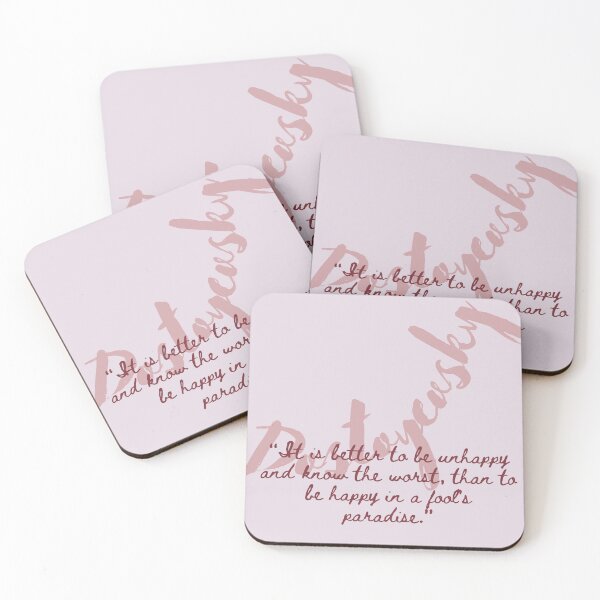 Item preview, Dostoyevsky "The Idiot" Quote designed and sold by roselle.ink.