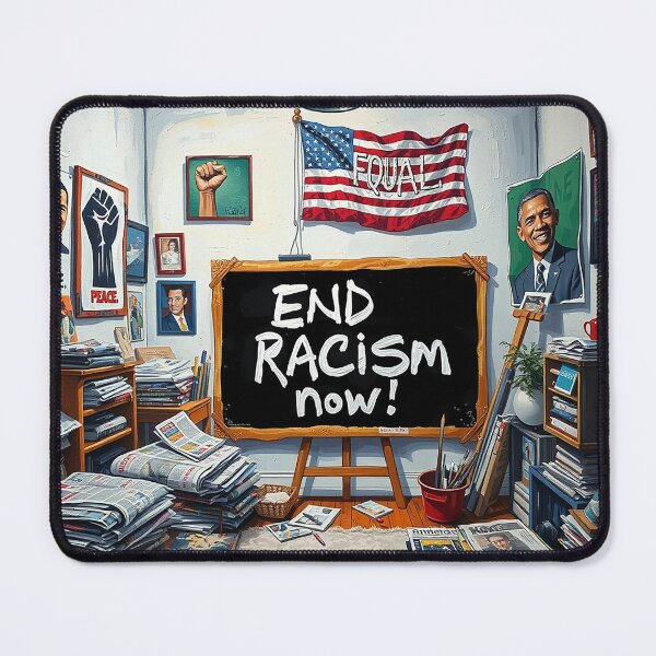 Item preview, END RACISM NOW! designed and sold by alegnacreates.