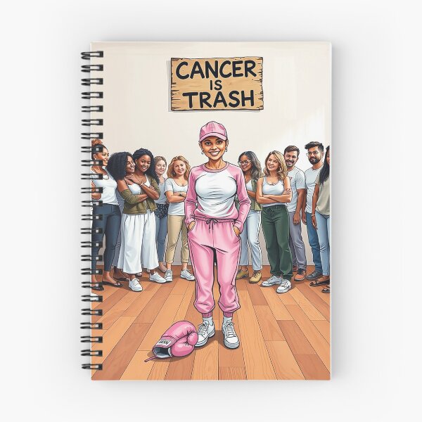Item preview, CANCER IS TRASH 3.0 designed and sold by alegnacreates.