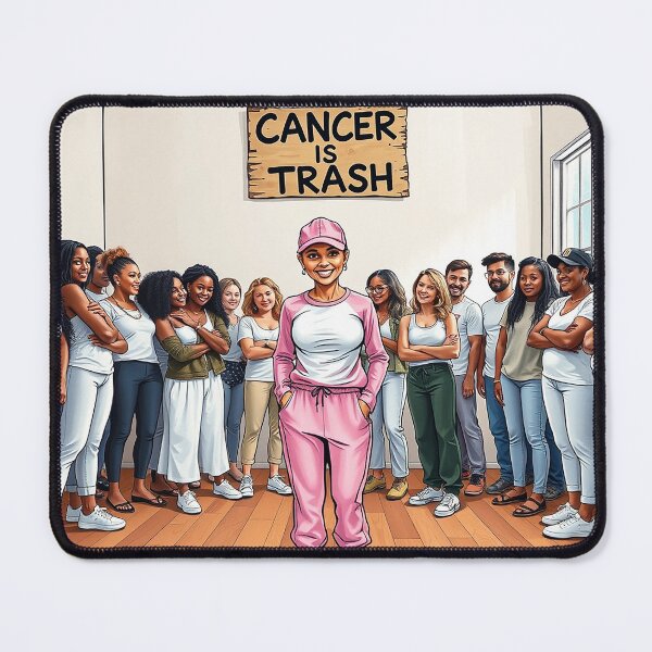 Item preview, CANCER IS TRASH 3.0 designed and sold by alegnacreates.