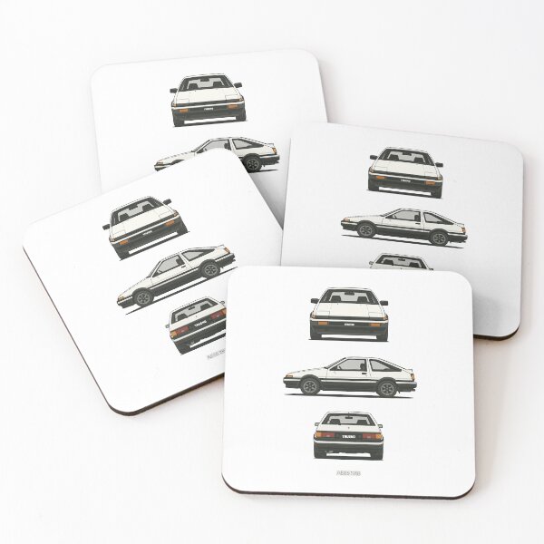 Item preview, Toyota AE86 Trueno 1983 – Classic JDM Drift Legend Minimalist Blueprint designed and sold by TheArtOfCar.