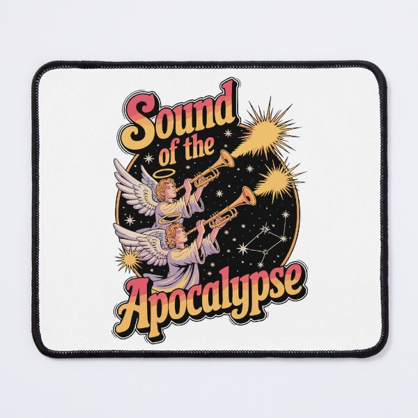 Item preview, Sound of the Apocalypse – Angel Trumpets Cosmic Blast Art designed and sold by Zanigold.