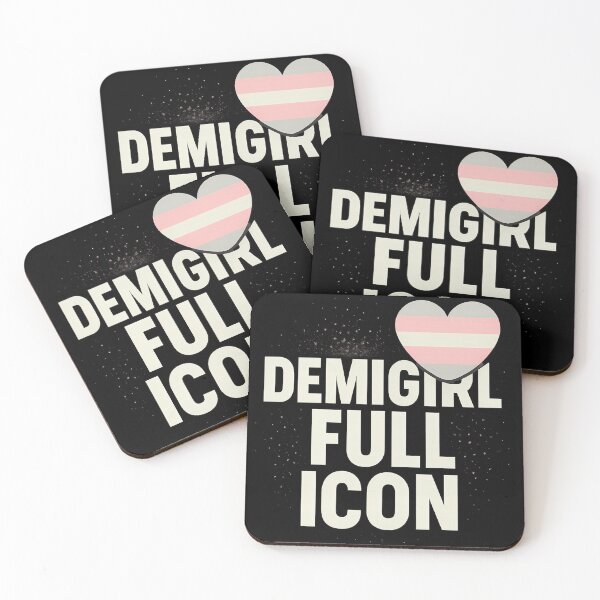 Item preview, Demigirl Full Icon – Pride Heart Design designed and sold by Haus Of Sin.