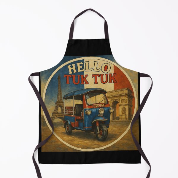 Item preview, Bonjour Tuk Tuk – Parisian Streets, Asian Beats designed and sold by muitee.