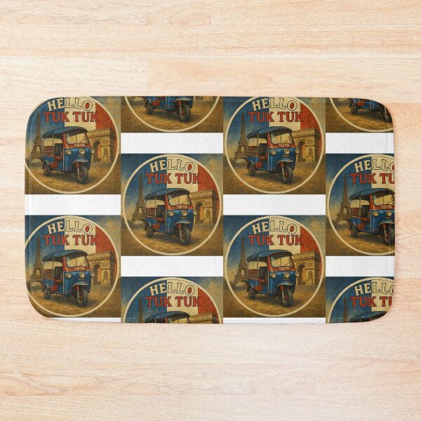 Item preview, Bonjour Tuk Tuk – Parisian Streets, Asian Beats designed and sold by muitee.