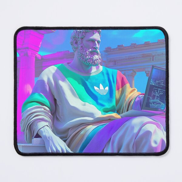 Item preview, Vaporwave Greek Philosopher Statue	 designed and sold by weirdfishes123.