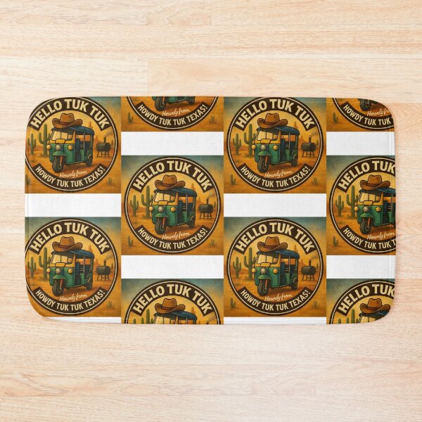 Item preview, Howdy Wheels – Tuk Tuk Goes Texas designed and sold by muitee.