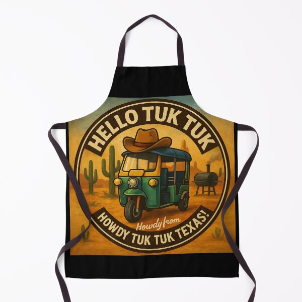 Item preview, Howdy Wheels – Tuk Tuk Goes Texas designed and sold by muitee.