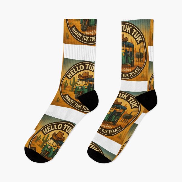 Item preview, Howdy Wheels – Tuk Tuk Goes Texas designed and sold by muitee.
