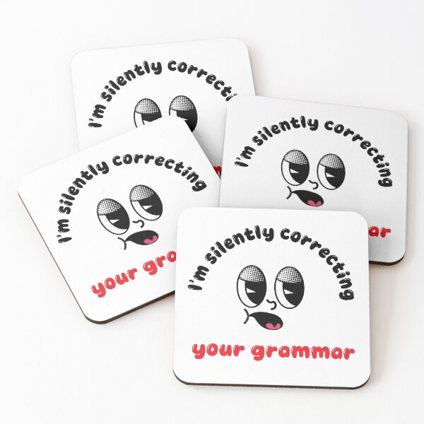 Item preview, I'm silently correcting your grammar. designed and sold by Stickers void.