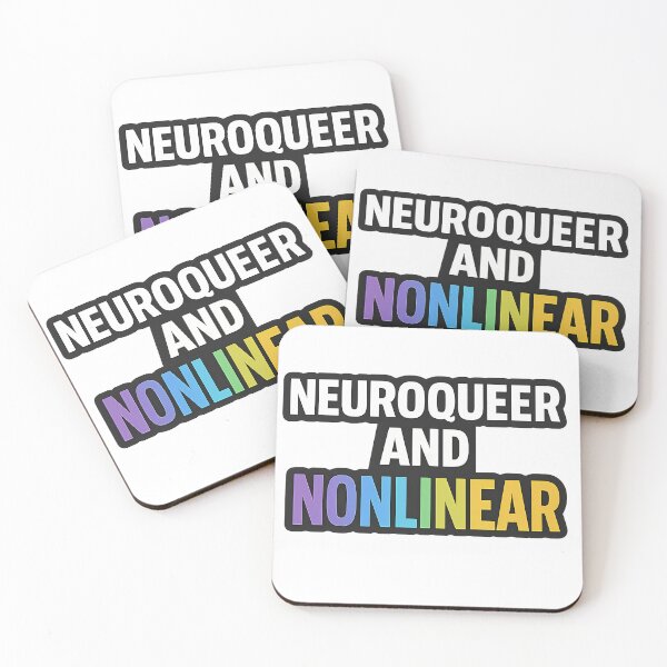 Item preview, Neuroqueer and Nonlinear – Gradient Text Art designed and sold by Haus Of Sin.
