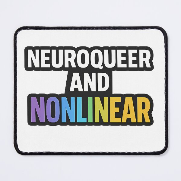 Item preview, Neuroqueer and Nonlinear – Gradient Text Art designed and sold by Haus Of Sin.