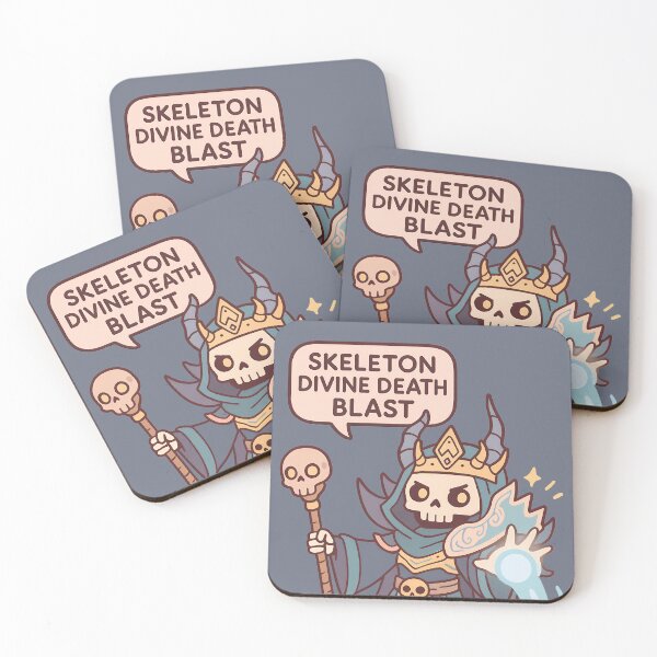 Item preview, Skeleton Divine Death Blast - Meme designed and sold by Pastel Purrade.