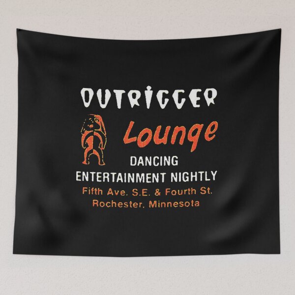 Item preview, Vintage Outrigger Lounge - Rochester, Minnesota designed and sold by QuayTradingCo.