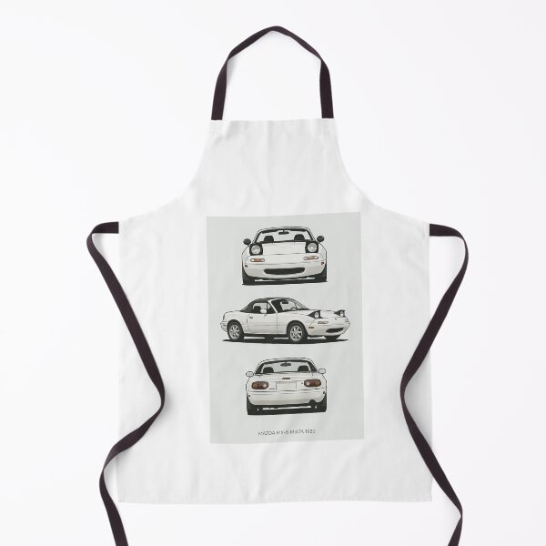 Item preview, 1989 Mazda MX-5 Miata NA – Classic JDM Roadster Blueprint Style Illustration designed and sold by TheArtOfCar.