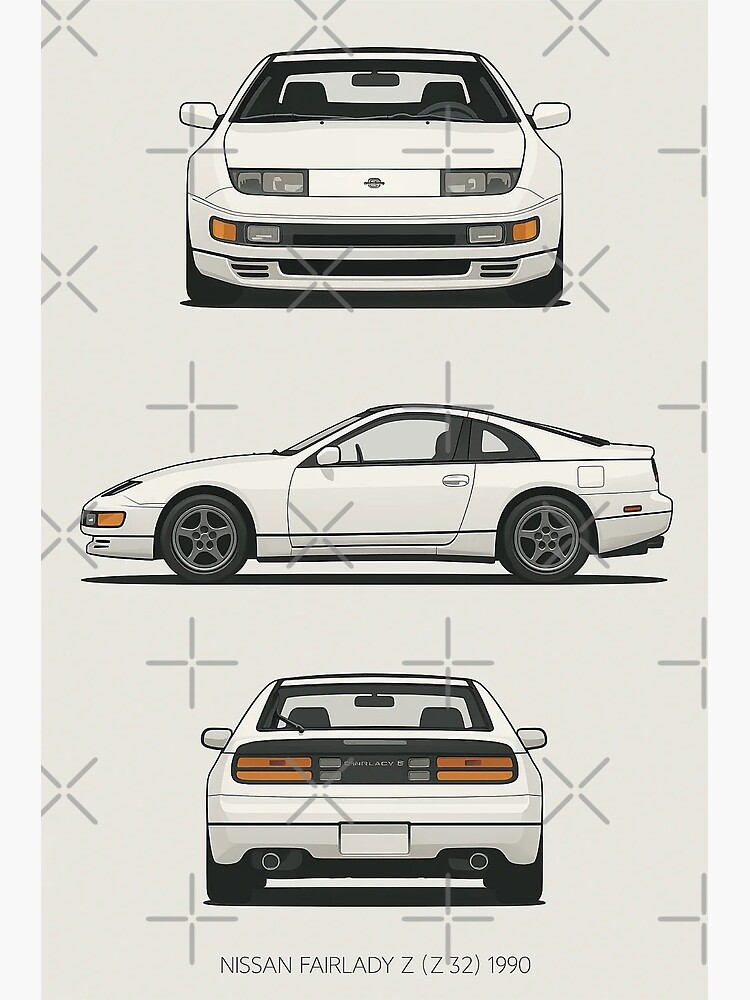 1990 Nissan Fairlady Z Z32 – Classic JDM Sports Car Blueprint