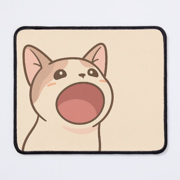 Item preview, Popcat - Meme designed and sold by Pastel Purrade.