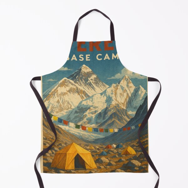 Item preview, Everest Base Camp with Tents and Himalayan Peaks designed and sold by Aryabek.