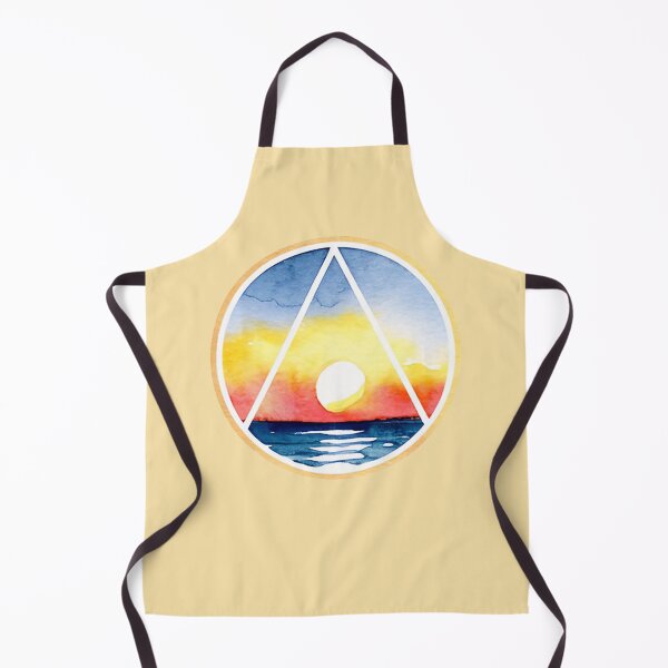 Item preview, Sober Recovery Symbol Sunset Ocean designed and sold by ApexDesigners.