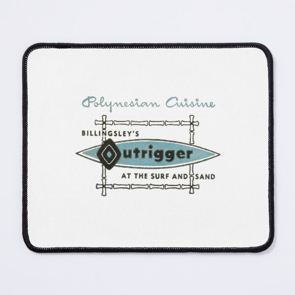Item preview, Vintage Outrigger Polynesian Cuisine At The Surf and Sand designed and sold by QuayTradingCo.