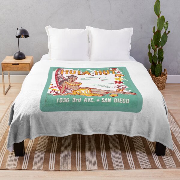 Artikelvorschau, Vintage Hula Hut - San Diego, California entworfen und verkauft von QuayTradingCo.