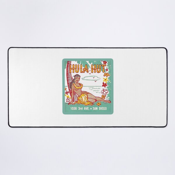 Item preview, Vintage Hula Hut - San Diego, California designed and sold by QuayTradingCo.