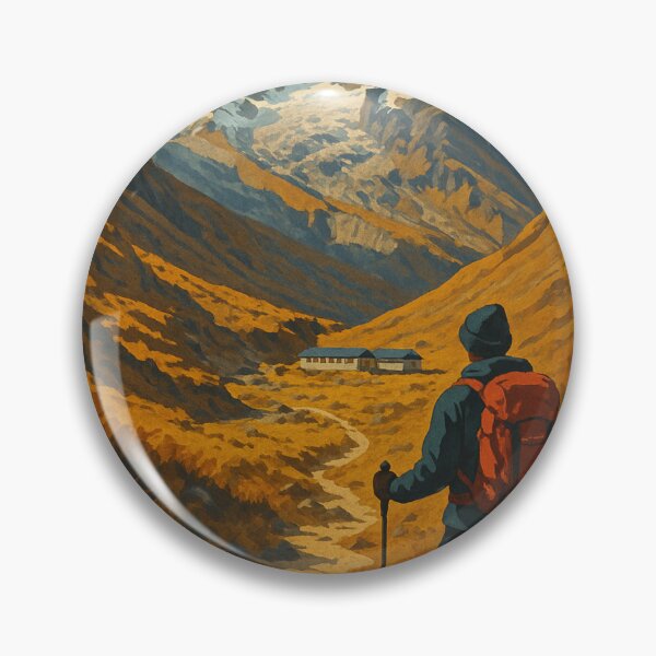 Item preview, Annapurna Base Camp Trekker Facing Nepal Himalayas designed and sold by Aryabek.