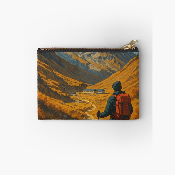 Item preview, Annapurna Base Camp Trekker Facing Nepal Himalayas designed and sold by Aryabek.