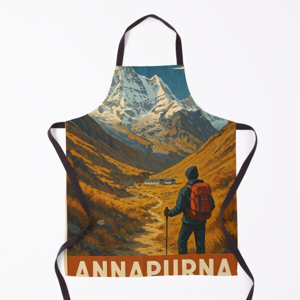 Item preview, Annapurna Base Camp Trekker Facing Nepal Himalayas designed and sold by Aryabek.