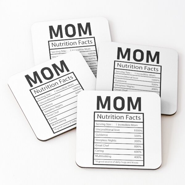 Item preview, Mother's day Mom Nutrition Facts designed and sold by TayShopMT.