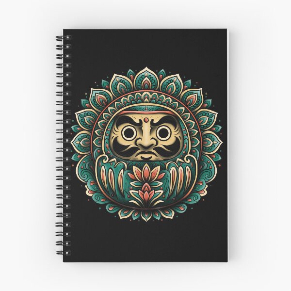 Artikelvorschau, Mystisches Daruma-Mandala – spirituelle Zen-Kunst entworfen und verkauft von BubeBube.