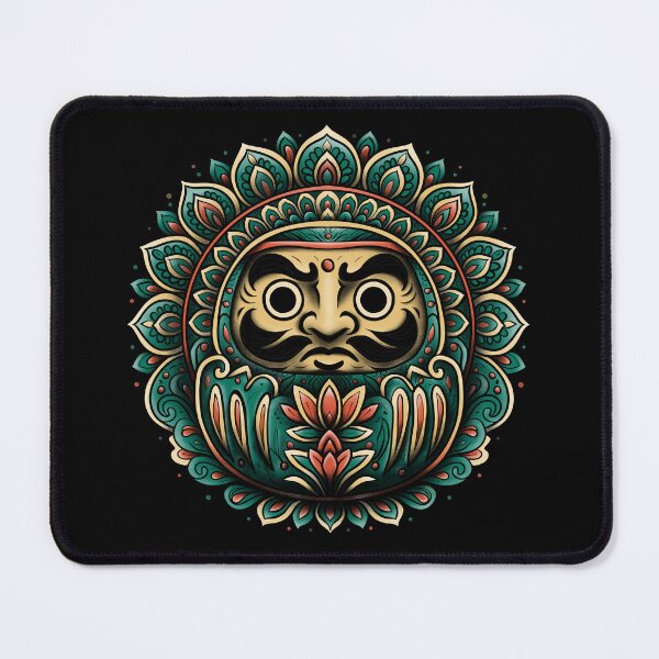 Item preview, Mystic Daruma Mandala – Spiritual Zen Art designed and sold by BubeBube.