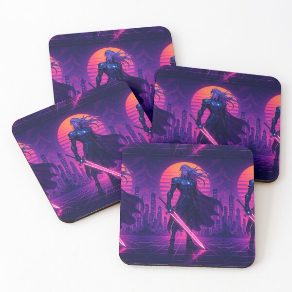 Item preview, Cyberpunk warrior Synthwave  designed and sold by Priyan96.