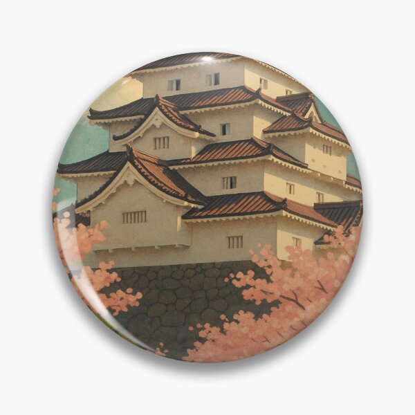 Item preview, Aizu-Wakamatsu Japan with Sakura and Castle Walkway designed and sold by Aryabek.