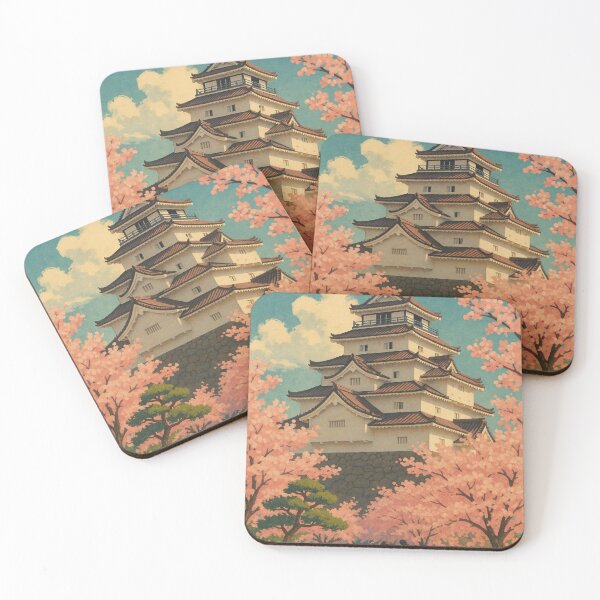Item preview, Aizu-Wakamatsu Japan with Sakura and Castle Walkway designed and sold by Aryabek.