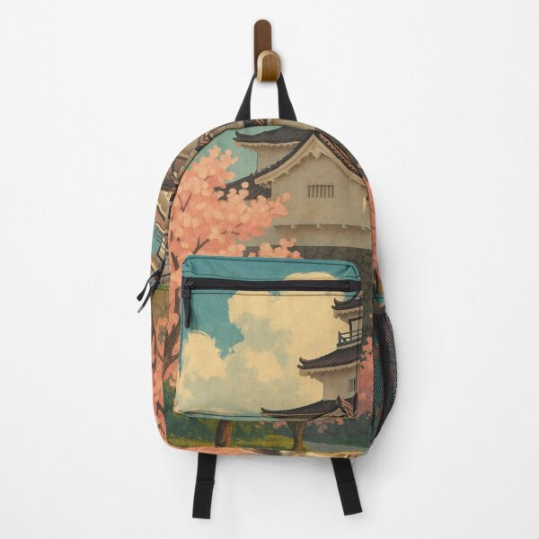 Item preview, Aizu-Wakamatsu Japan with Sakura and Castle Walkway designed and sold by Aryabek.