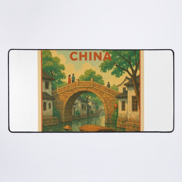 Item preview, Traditional Canal Boats in Tongli Water Village, China designed and sold by Aryabek.